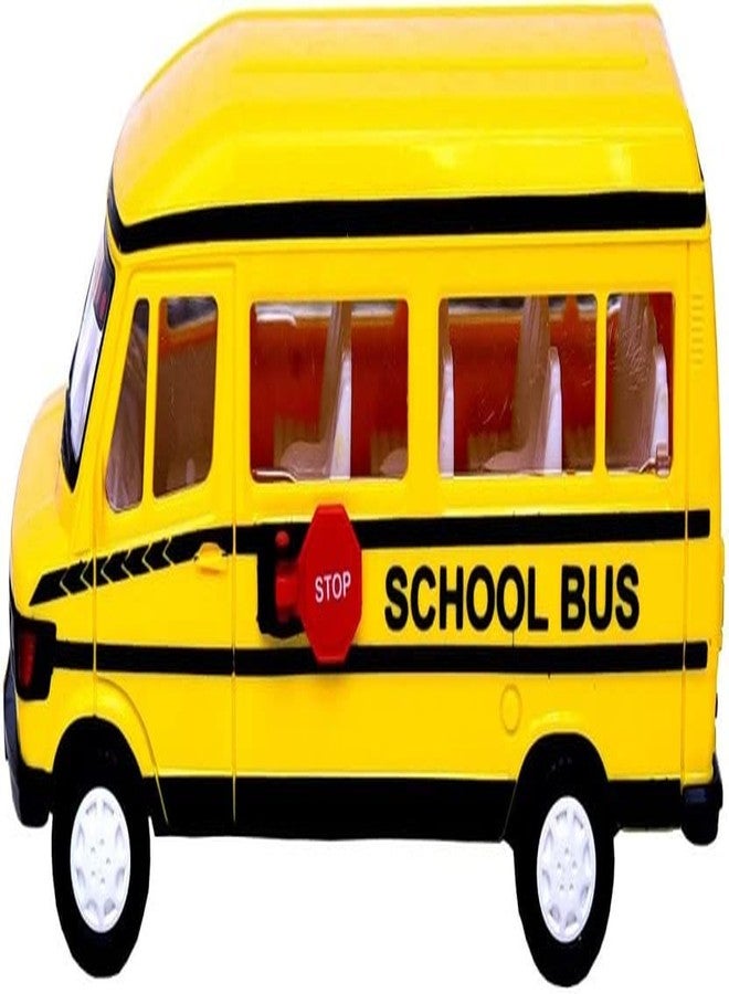USCATALOG International Toy World Pull Back School Toy Bus for Kids - Image 3